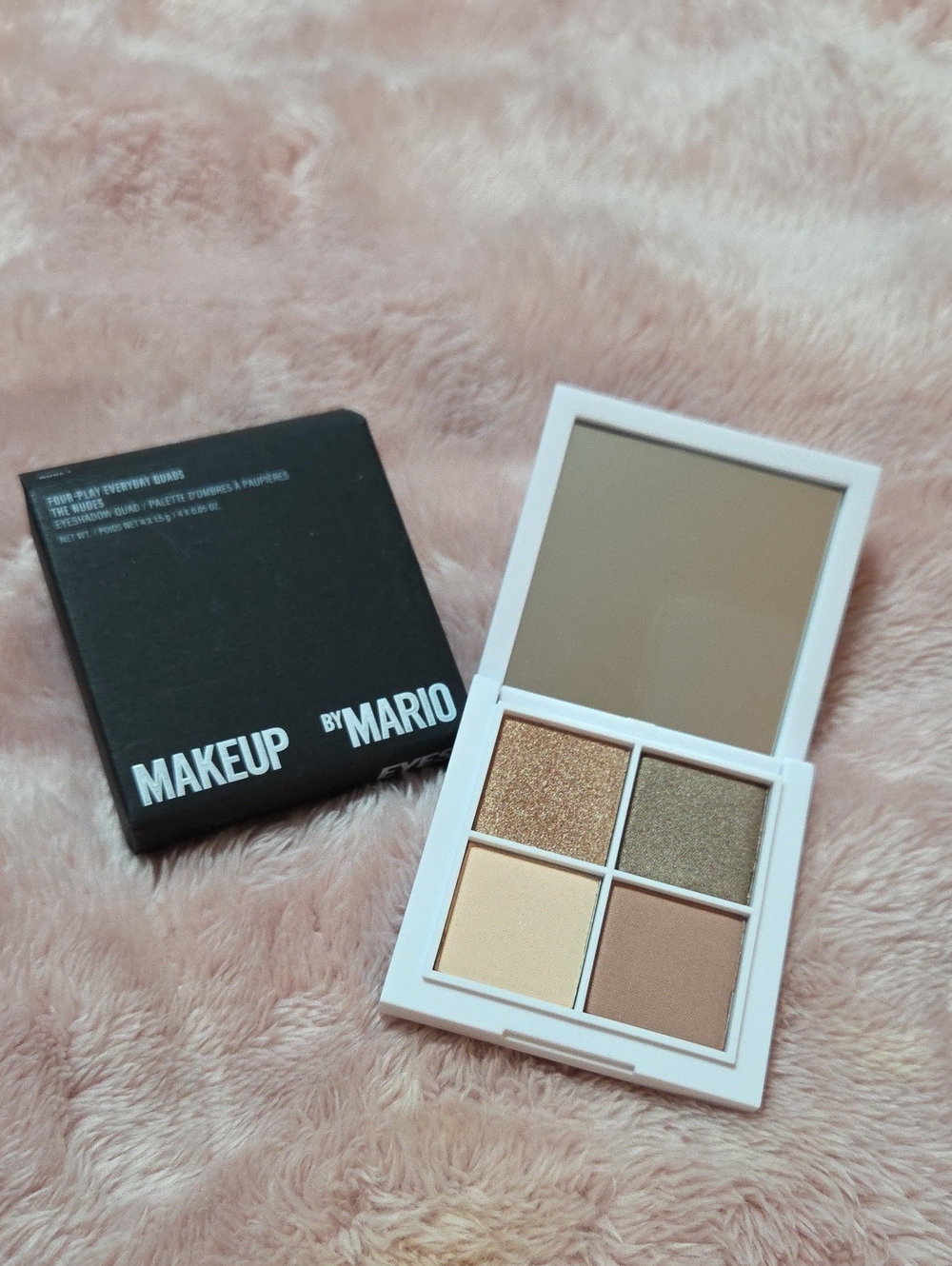 MAKEUP BY MARIO Warm Neutral Quad — Cream, Bronze, Gold, Deep Brown